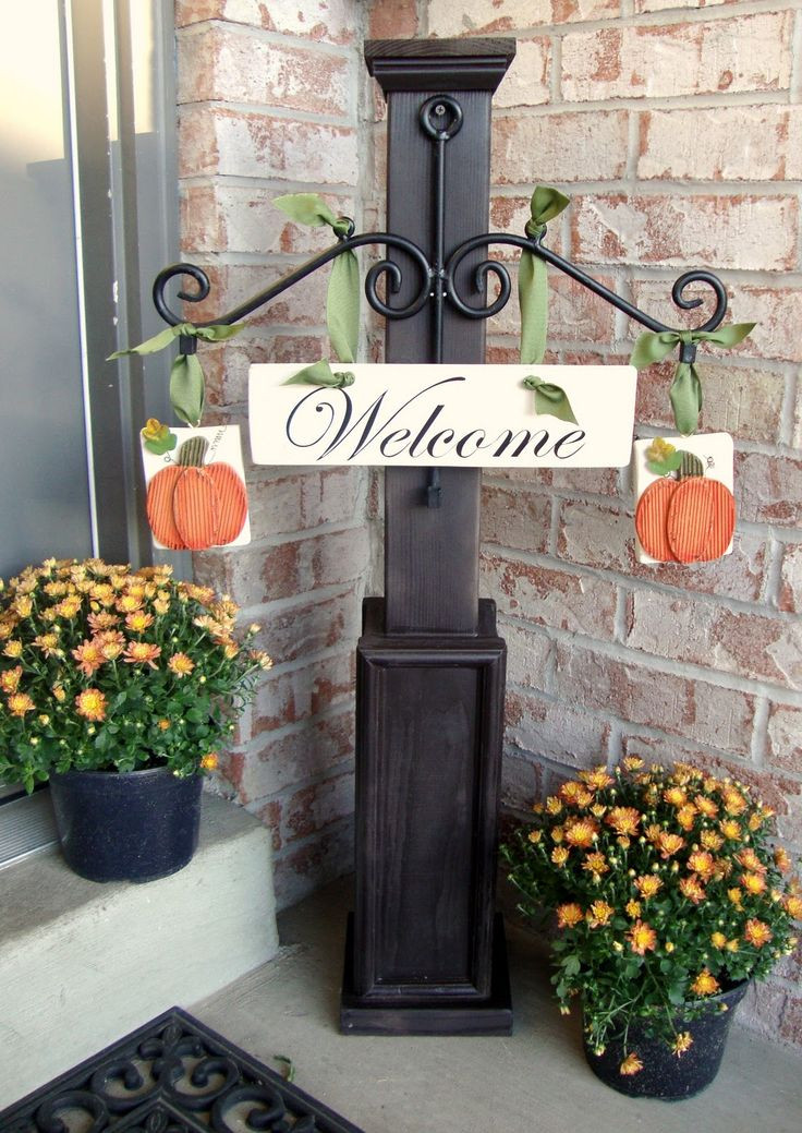 Best ideas about DIY Welcome Sign
. Save or Pin 17 Best images about Repurposed posts and columns on Now.