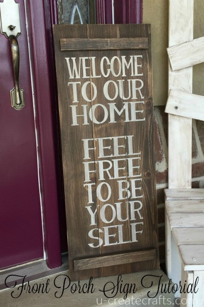 Best ideas about DIY Welcome Sign
. Save or Pin DIY Wel e Sign U Create Now.