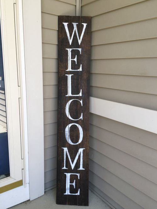 Best ideas about DIY Welcome Sign
. Save or Pin $100 Room Challenge DIY Barnwood Wel e Sign Now.