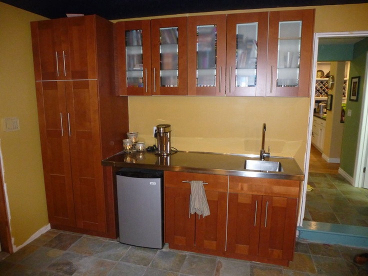 Best ideas about DIY Wet Bar
. Save or Pin DIY Snack Bar with IKEA Kitchen Cabinets Now.