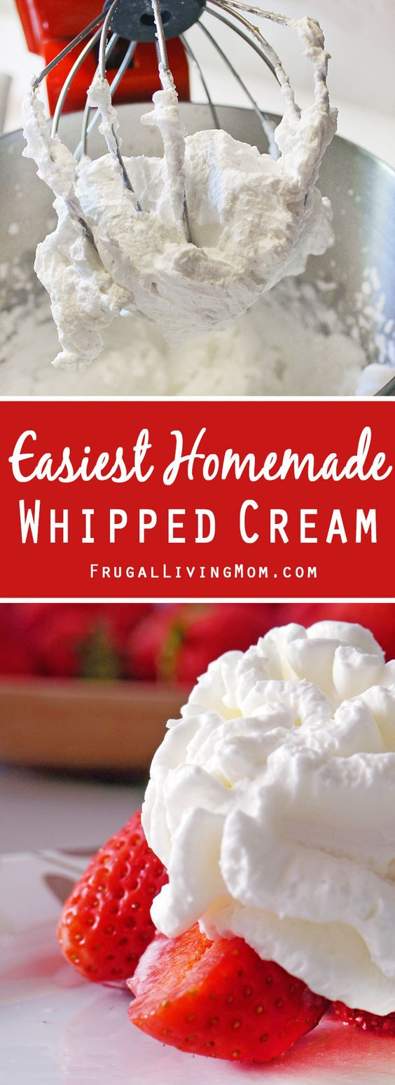 Best ideas about DIY Whipping Cream
. Save or Pin Homemade At the top and Cream on Pinterest Now.