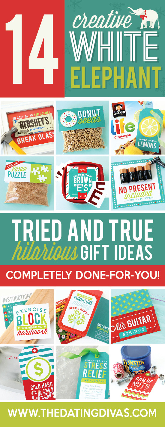 Best ideas about Diy White Elephant Gift Ideas
. Save or Pin White Elephant Party Printable Kit Now.