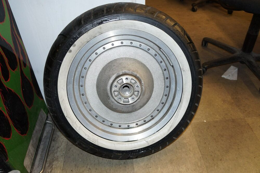 Best ideas about DIY White Wall Tires
. Save or Pin Harley Davidson Fatboy 16" front rim and white wall tire Now.