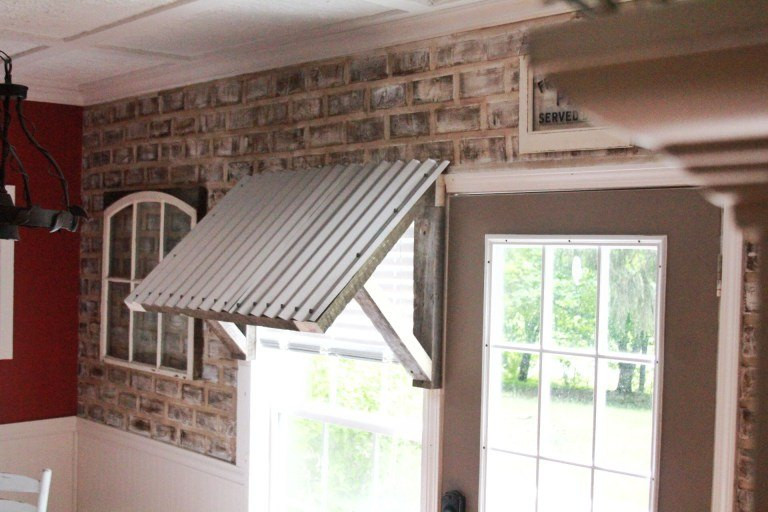 Best ideas about DIY Window Awnings
. Save or Pin DIY $10 Corrugated Metal Awning Now.