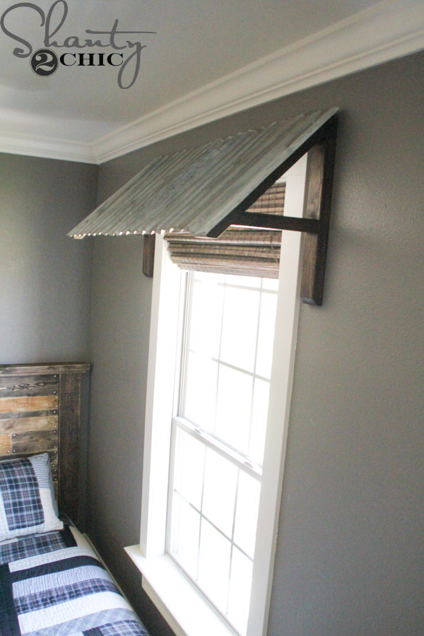 Best ideas about DIY Window Awnings
. Save or Pin DIY Corrugated Metal Awning Shanty 2 Chic Now.