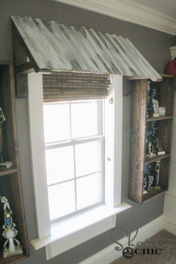 Best ideas about DIY Window Awnings
. Save or Pin DIY Corrugated Metal Awning Shanty 2 Chic Now.