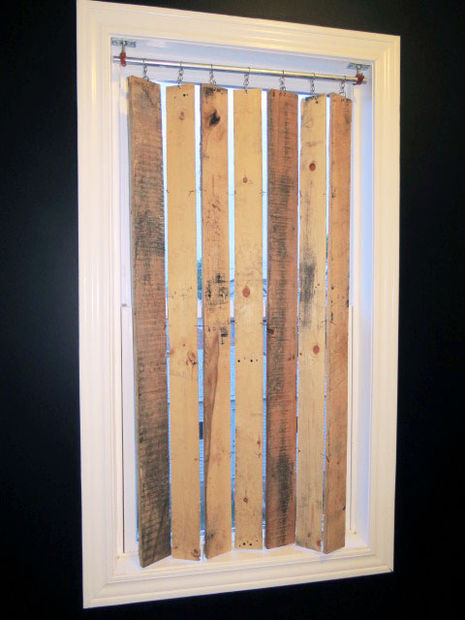 Best ideas about DIY Window Blinds
. Save or Pin DIY Pallet Wood Vertical Blinds Now.