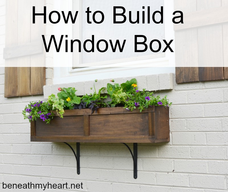 Best ideas about DIY Window Flower Box
. Save or Pin How to Build a Window Box Beneath My Heart Now.