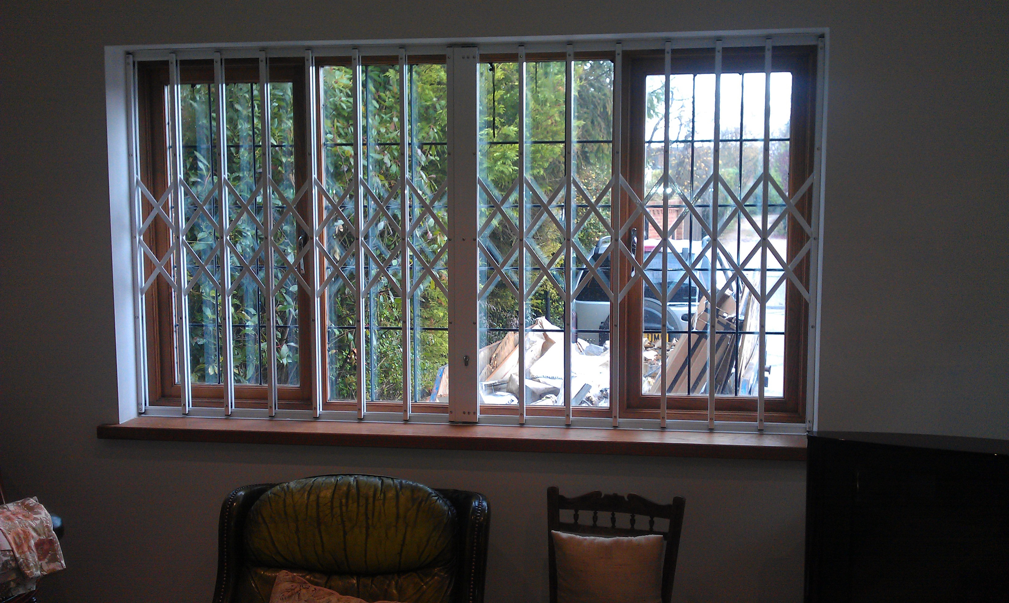 Best ideas about DIY Window Grilles
. Save or Pin Wide Front Window Interior Fitted Security Grille Now.