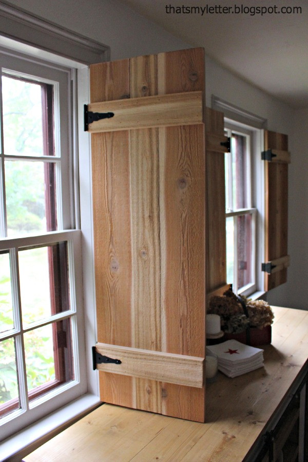 Best ideas about DIY Window Shutters
. Save or Pin DIY Interior Cedar Shutters Pretty Handy Girl Now.
