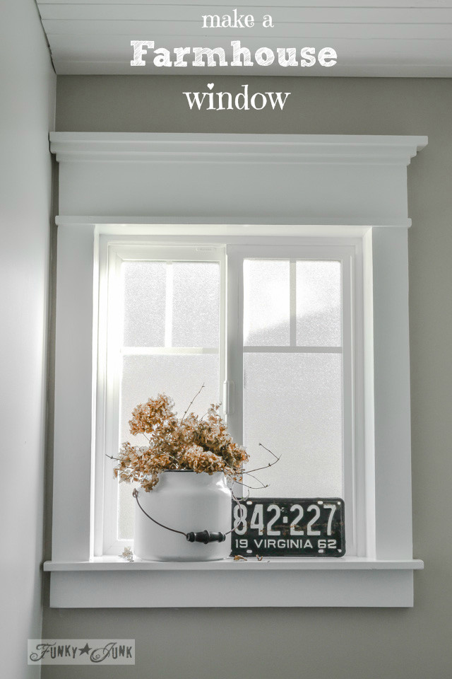 Best ideas about DIY Window Trim
. Save or Pin How to plank a bathroom ceilingFunky Junk Interiors Now.