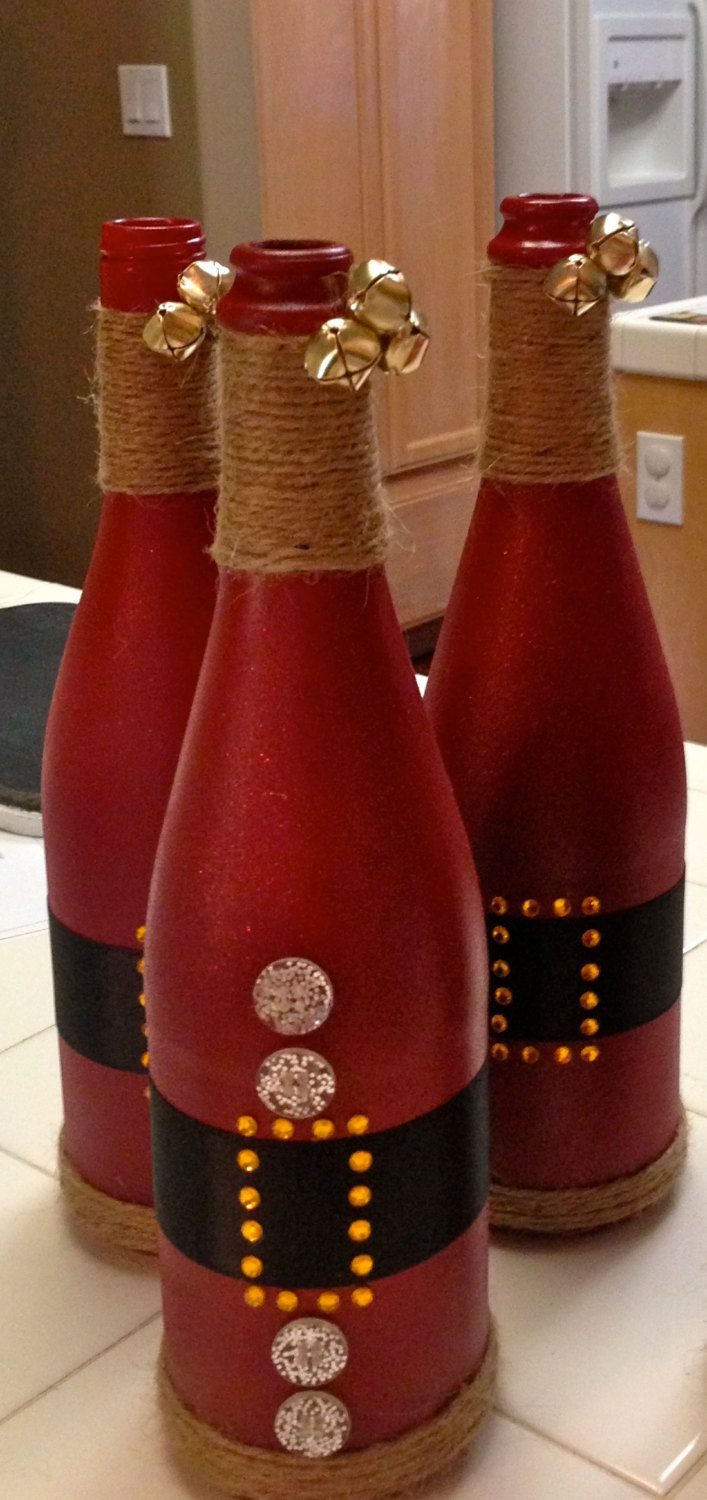 Best ideas about DIY Wine Bottle Craft
. Save or Pin Santa Clause wine bottle Crafts DIY Pinterest Now.