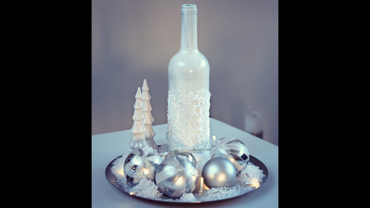 Best ideas about DIY Wine Bottle Decoration
. Save or Pin DIY snowy christmas wine bottle decoration Now.