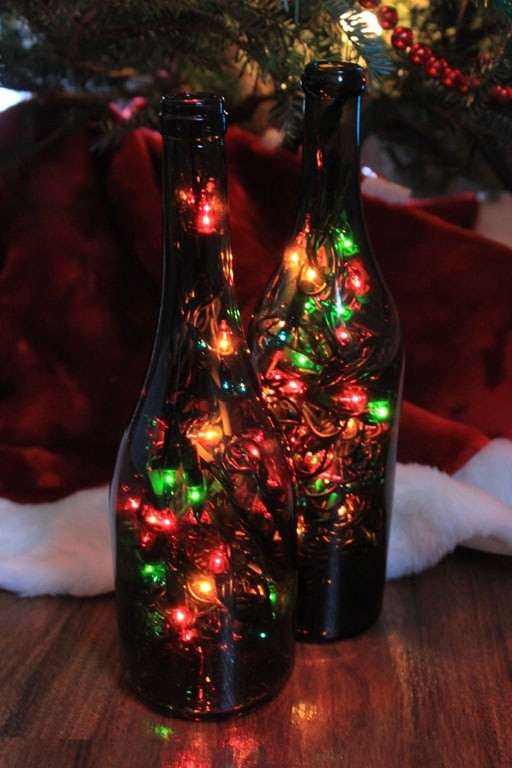 Best ideas about DIY Wine Bottle Lights
. Save or Pin DIY Wine Bottle Christmas Lights Now.