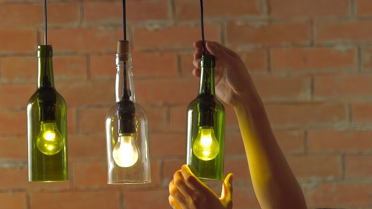 Best ideas about DIY Wine Bottle Lights
. Save or Pin DIY HOW TO MAKE WINE BOTTLE PENDANT LIGHTS Now.