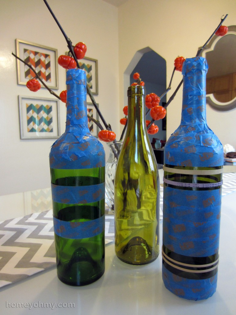 Best ideas about DIY Wine Bottle
. Save or Pin DIY Spray Painted Wine Bottles for Fall Decorating Homey Now.