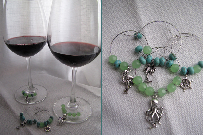 Best ideas about DIY Wine Charms
. Save or Pin events uncorked Party DIY Beachy Wine Charms Now.