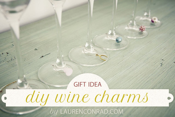 Best ideas about DIY Wine Charms
. Save or Pin DIY Gift Guide Wine Charms Lauren Conrad Now.
