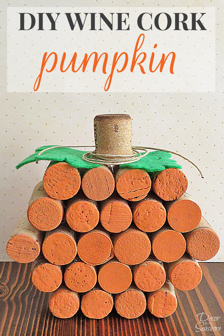 Best ideas about DIY Wine Cork
. Save or Pin DIY Wine Cork Pumpkin Tutorial Decor by the Seashore Now.