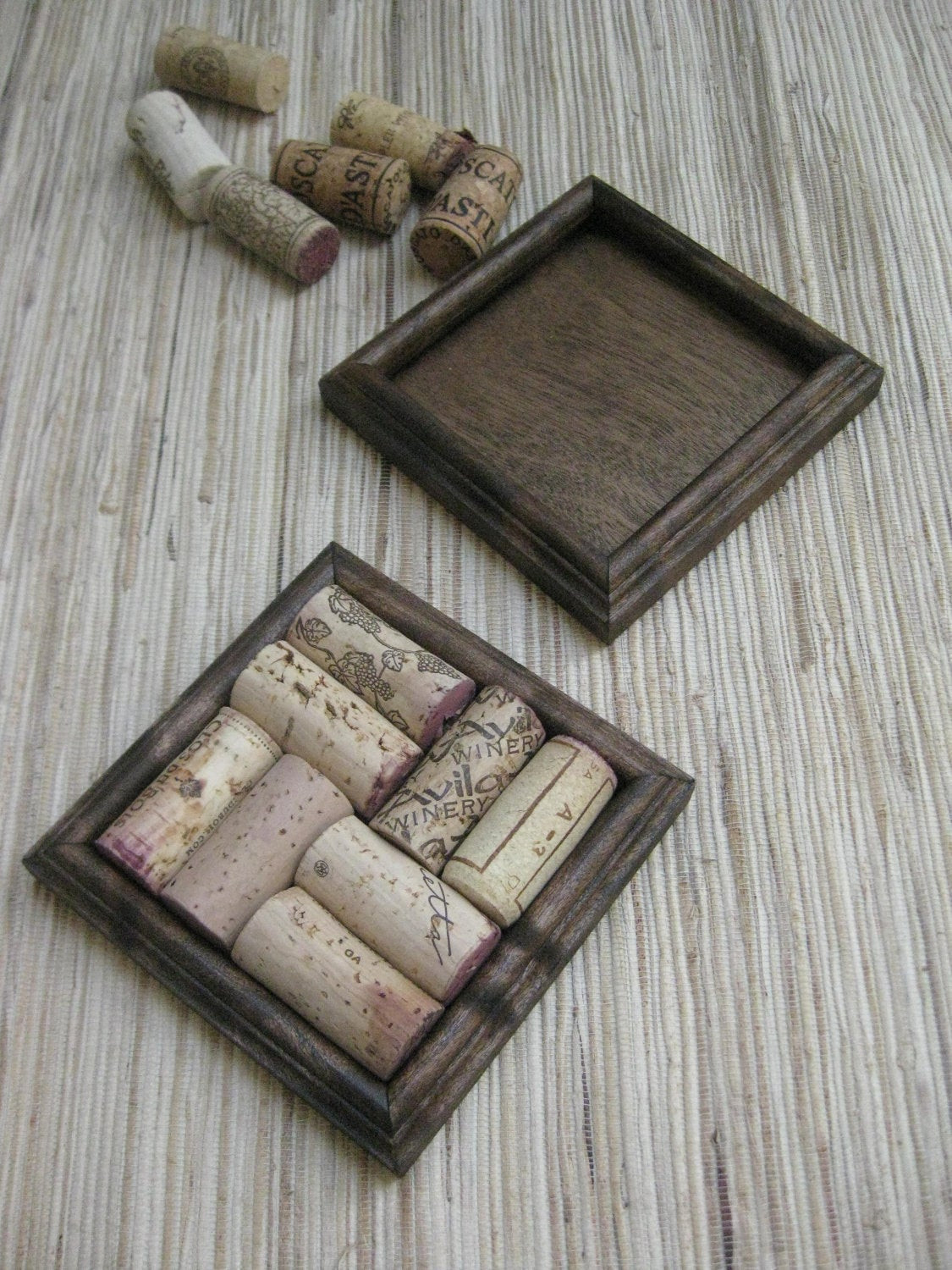 Best ideas about DIY Wine Cork Coasters
. Save or Pin Wine Cork Coasters DIY set of 2 cherry brown by TheWoodenBee Now.