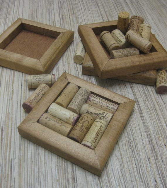 Best ideas about DIY Wine Cork Coasters
. Save or Pin DIY Wine Cork Coaster Kit honey colored set made by Now.
