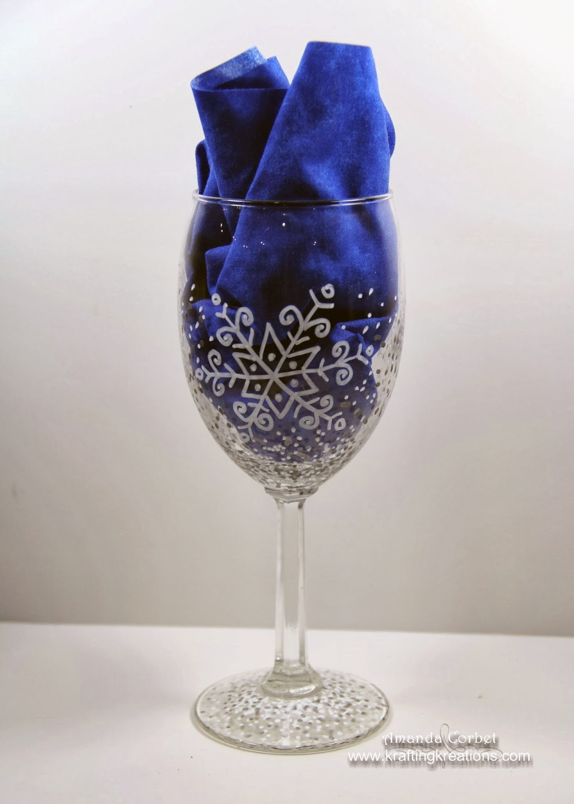 Best ideas about DIY Wine Glass
. Save or Pin Krafting Kreations DIY Snowflake Wine Glasses Now.