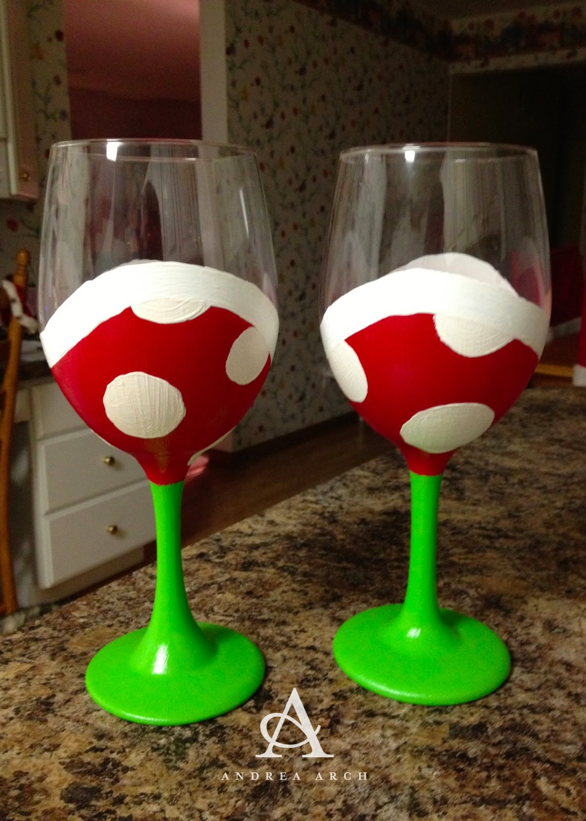 Best ideas about DIY Wine Glass
. Save or Pin Andrea Arch DIY Mario Piranha Plant Wine Glasses Now.