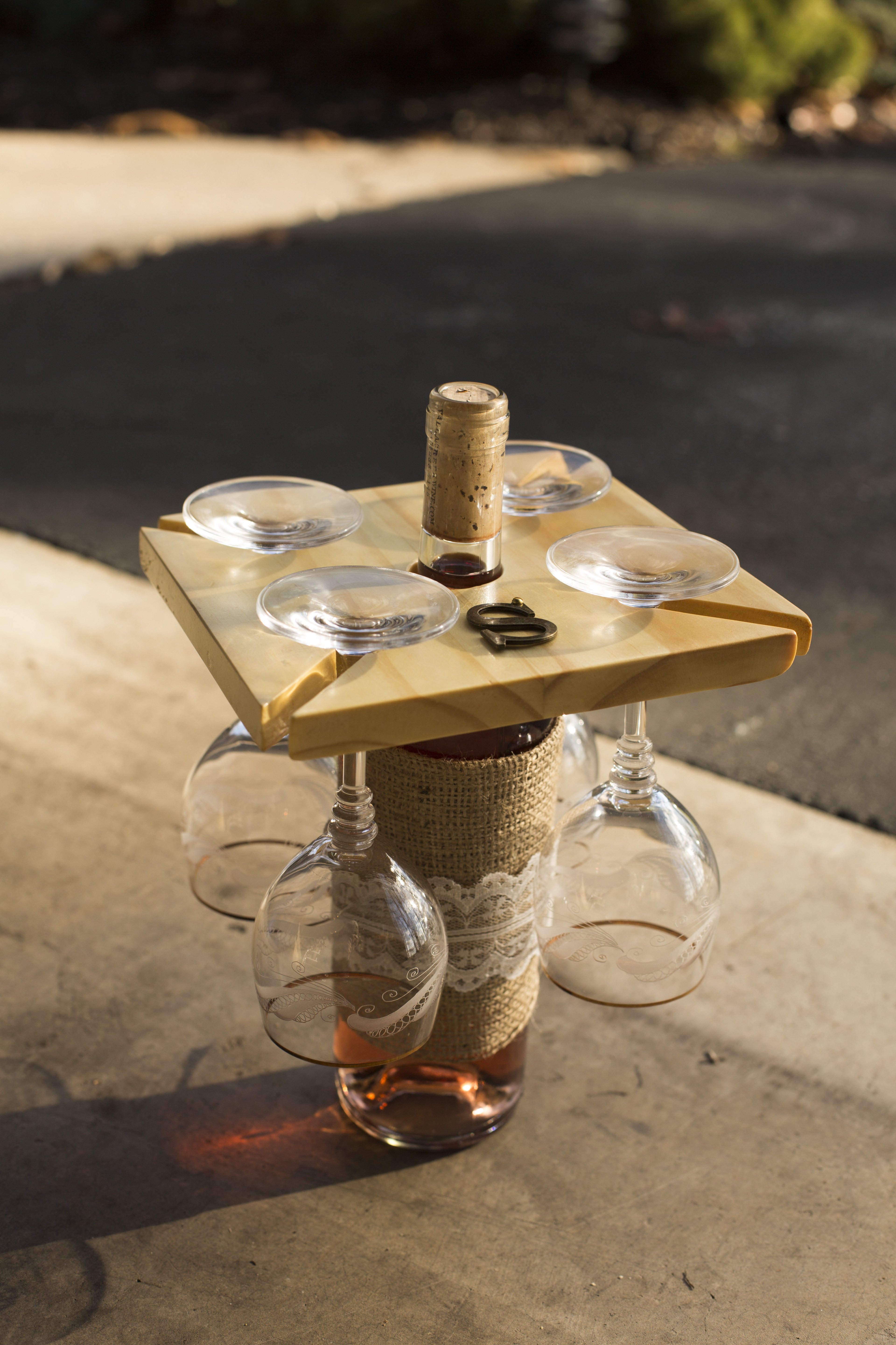Best ideas about DIY Wine Holder
. Save or Pin DIY Wine Glass Holder Now.