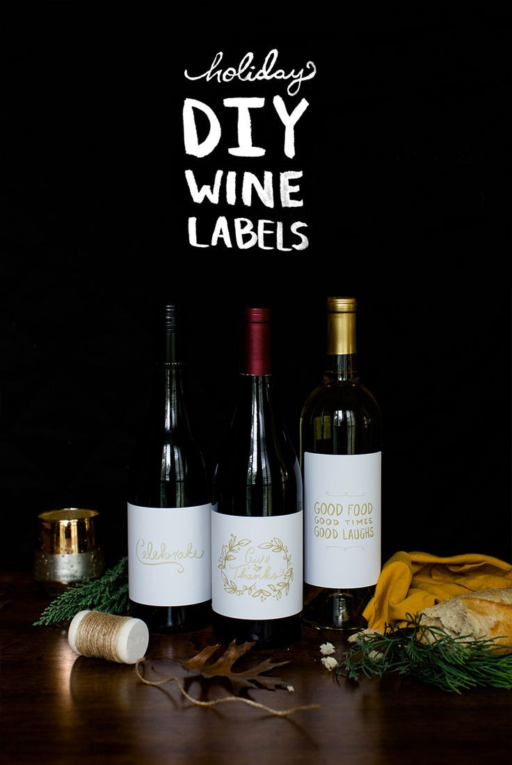 Best ideas about DIY Wine Labels
. Save or Pin DIY Holiday Wine Labels with Free Downloadable Graphics Now.