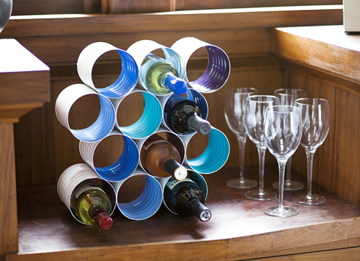 Best ideas about DIY Wine Storage
. Save or Pin DIY This Wine Rack from Coffee Cans DIY Storage 18 Now.