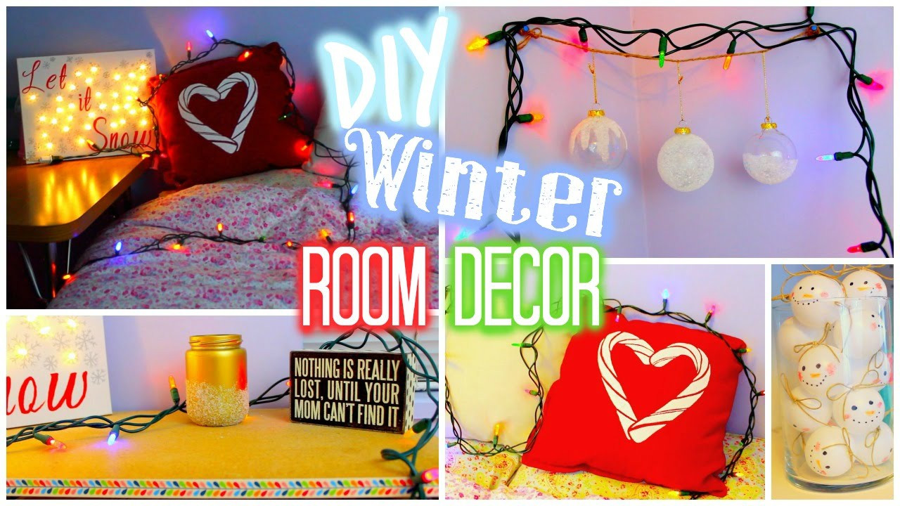 Best ideas about DIY Winter Room Decor
. Save or Pin DIY Winter Holiday Room Decor Collab with Hayley Now.