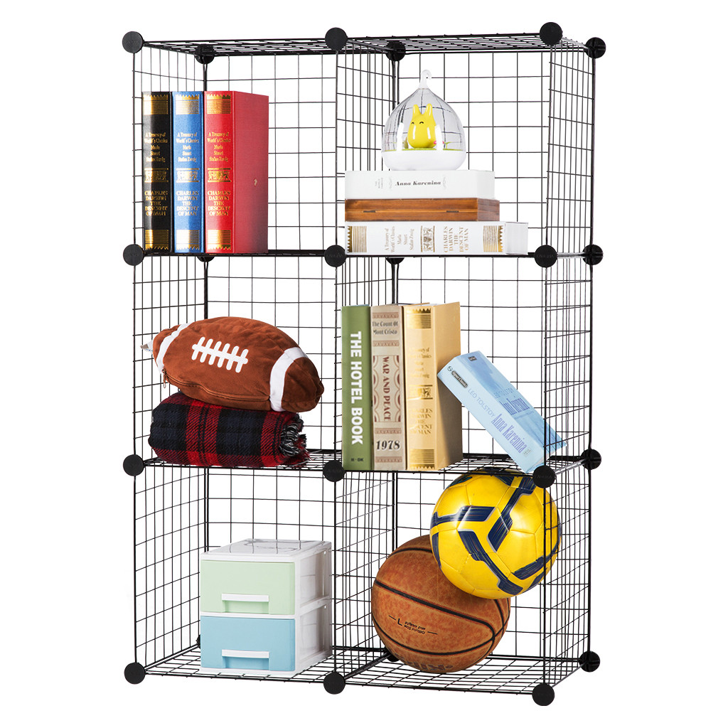 Best ideas about DIY Wire Organizer
. Save or Pin 6 Cube DIY Wire Storage Organizer Bookcase Cabinet Shelf Now.