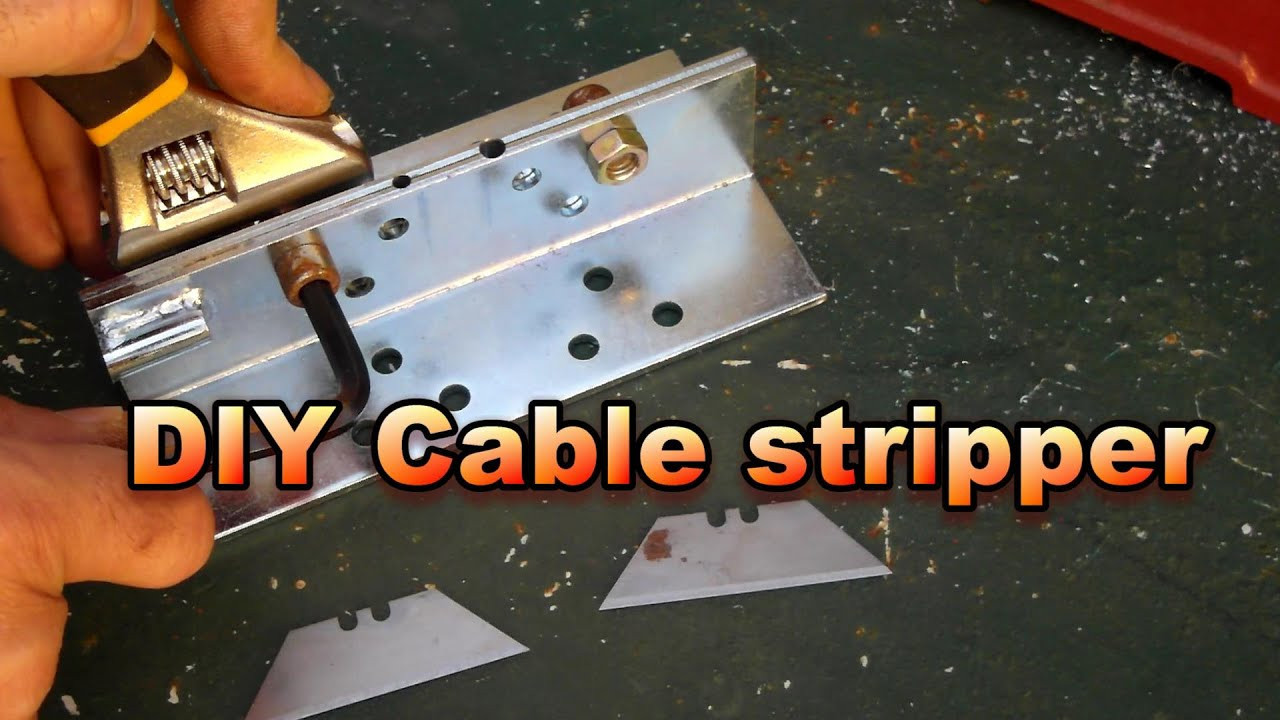 Best ideas about DIY Wire Stripper
. Save or Pin homemade DIY cable stripper from scrap parts Now.