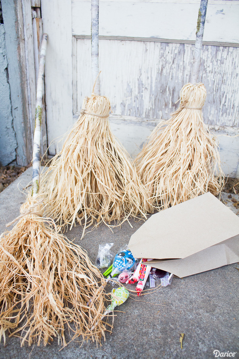 Best ideas about DIY Witch Broom
. Save or Pin DIY Witch Broom Halloween Favors Darice Now.