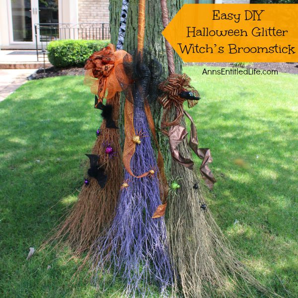 Best ideas about DIY Witch Broomstick
. Save or Pin Easy DIY Halloween Glitter Witch’s Broomstick Now.