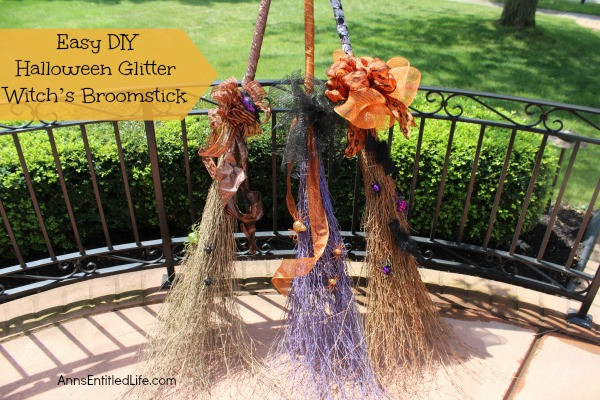 Best ideas about DIY Witch Broomstick
. Save or Pin Easy DIY Halloween Glitter Witch’s Broomstick Now.