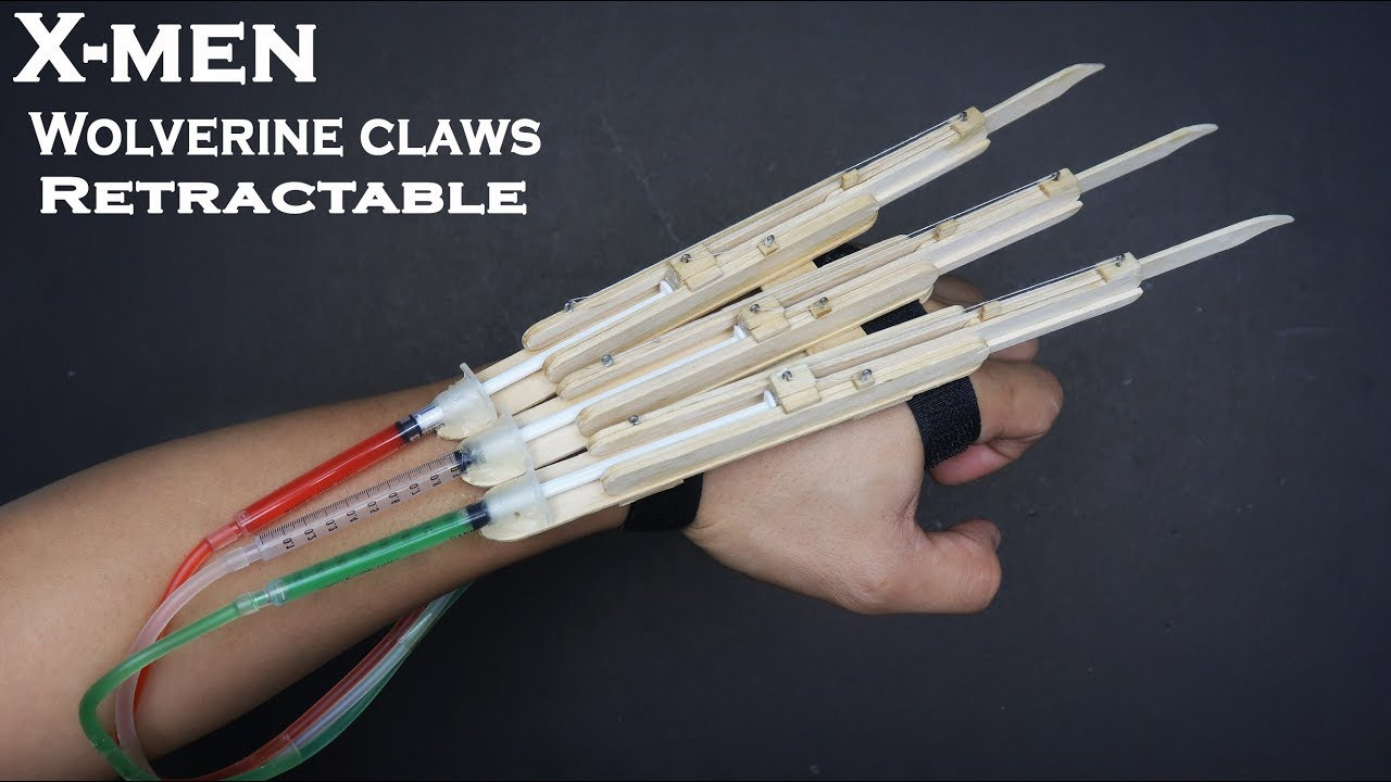 Best ideas about DIY Wolverine Claws
. Save or Pin X MEN WOLVERINE Retractable Claws DIY Explained Now.