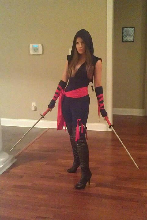 Best ideas about DIY Womens Ninja Costume
. Save or Pin Women s Ninja Costume red black Now.