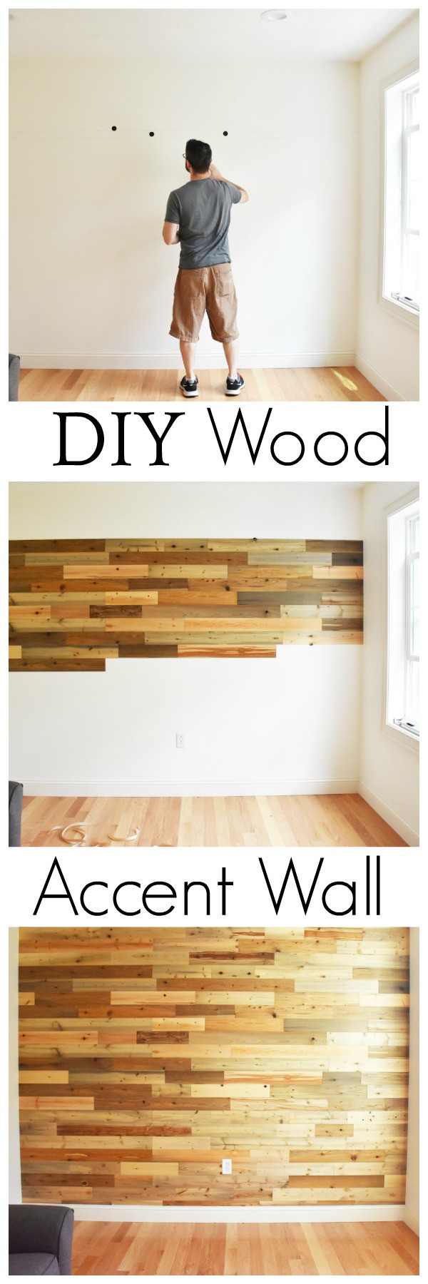 Best ideas about DIY Wood Accent Wall
. Save or Pin How I Made an Awesome Reclaimed Wood Accent Wall with Now.