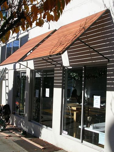 Best ideas about DIY Wood Awning
. Save or Pin Thaihouse express Wood Slats Awnings over windows Now.