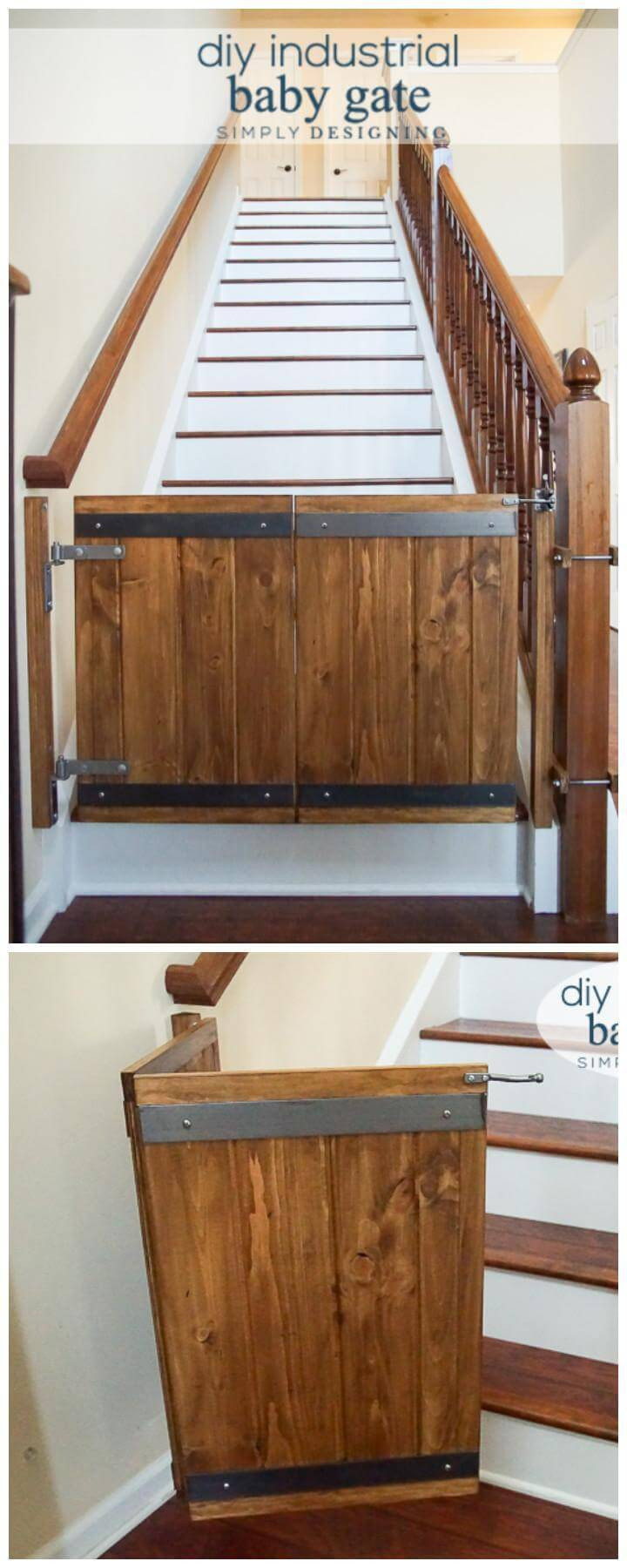 Best ideas about DIY Wood Baby Gate
. Save or Pin 30 Best DIY Baby Gate Tutorials on Cheap Bud Now.
