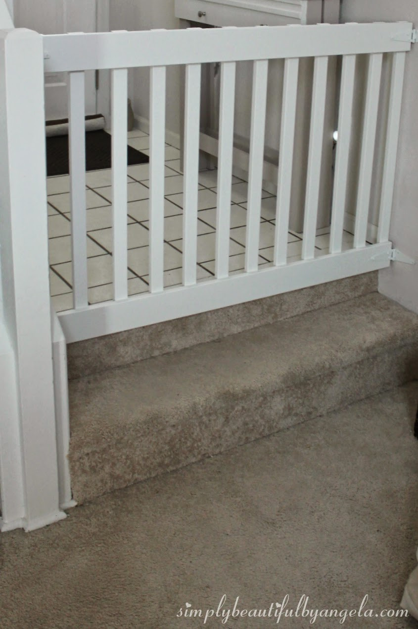 Best ideas about DIY Wood Baby Gate
. Save or Pin Simply Beautiful by Angela DIY Baby Gate Now.
