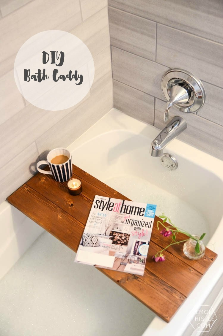 Best ideas about DIY Wood Bathtub
. Save or Pin DIY Wooden Bath Caddy Lemon Thistle Now.