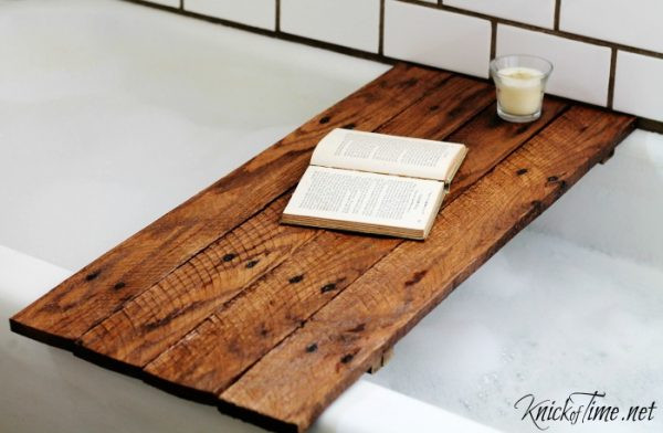 Best ideas about DIY Wood Bathtub
. Save or Pin Pallet Wood Bathtub Table Knick of Time Now.