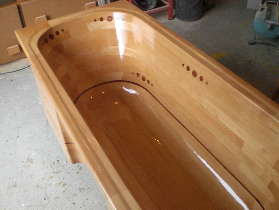 Best ideas about DIY Wood Bathtub
. Save or Pin Mitja Narobe s wooden bathtub build Now.