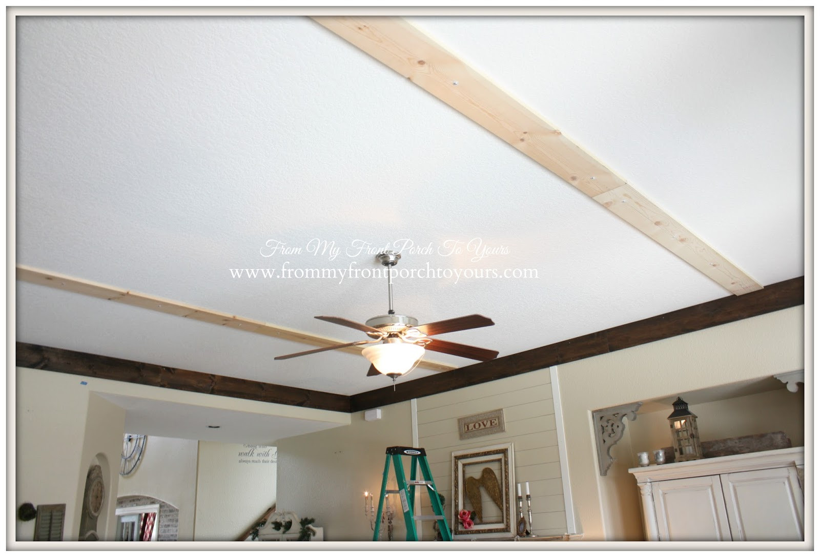 Best ideas about DIY Wood Beams On Ceiling
. Save or Pin From My Front Porch To Yours How We Made Our DIY Wood Beams Now.