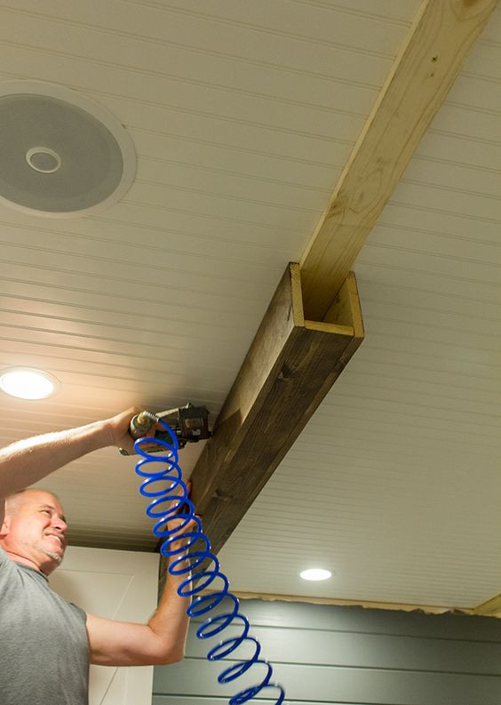 Best ideas about DIY Wood Beams On Ceiling
. Save or Pin How To Build And Install Faux Beams The Easy Way Now.
