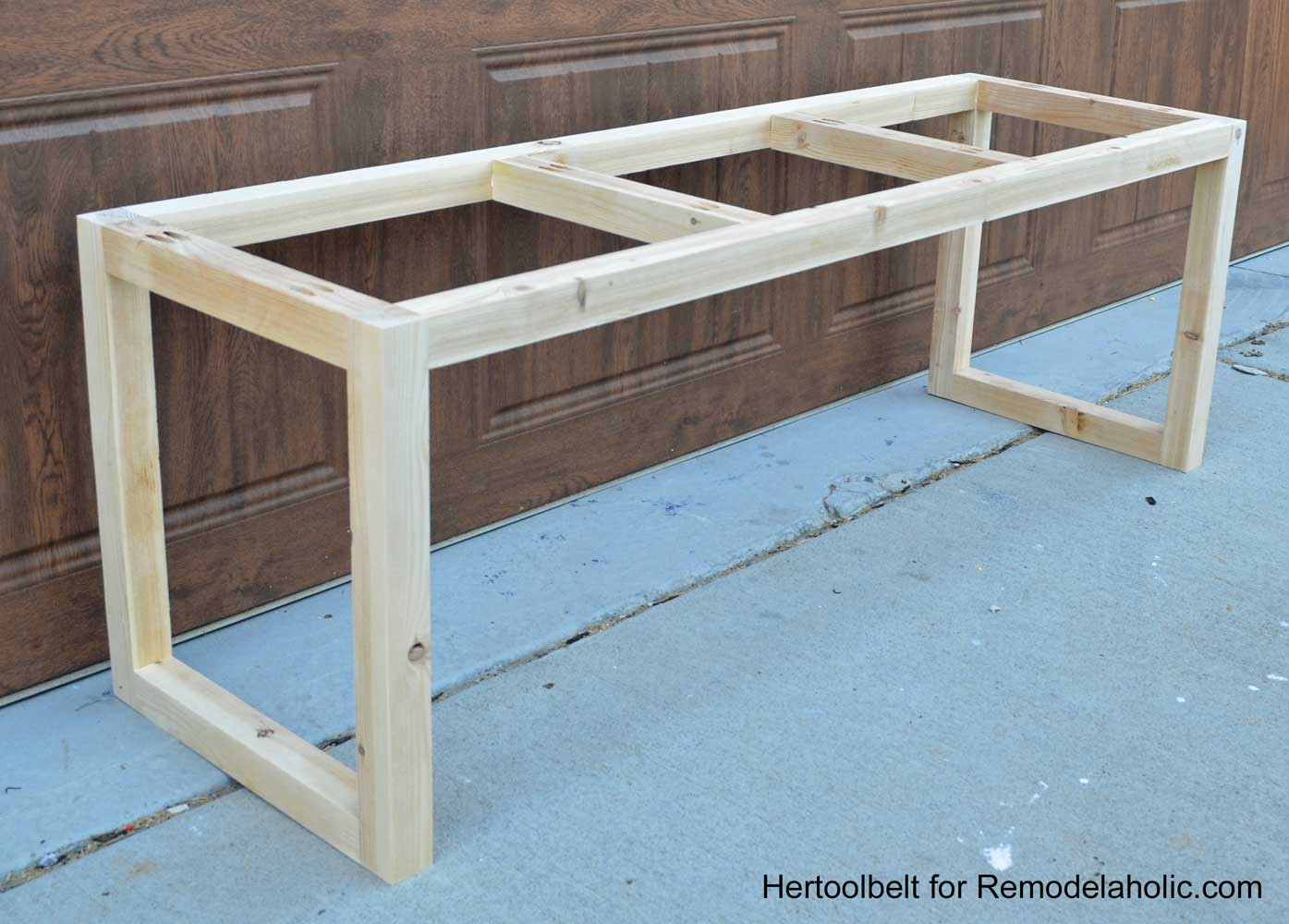 Best ideas about DIY Wood Bench
. Save or Pin Remodelaholic Now.