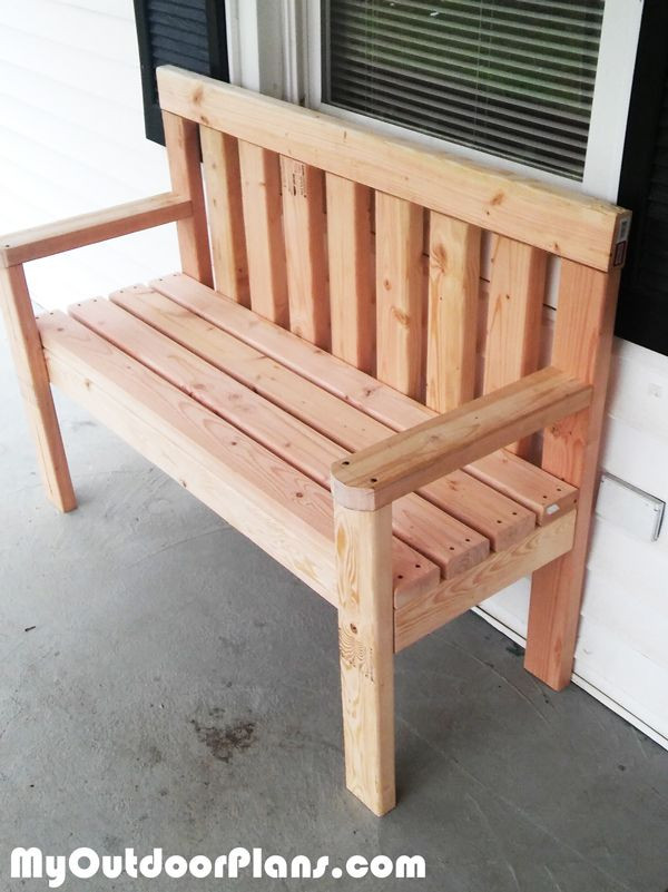 Best ideas about DIY Wood Bench Plans
. Save or Pin DIY Simple Garden Bench MyOutdoorPlans Now.