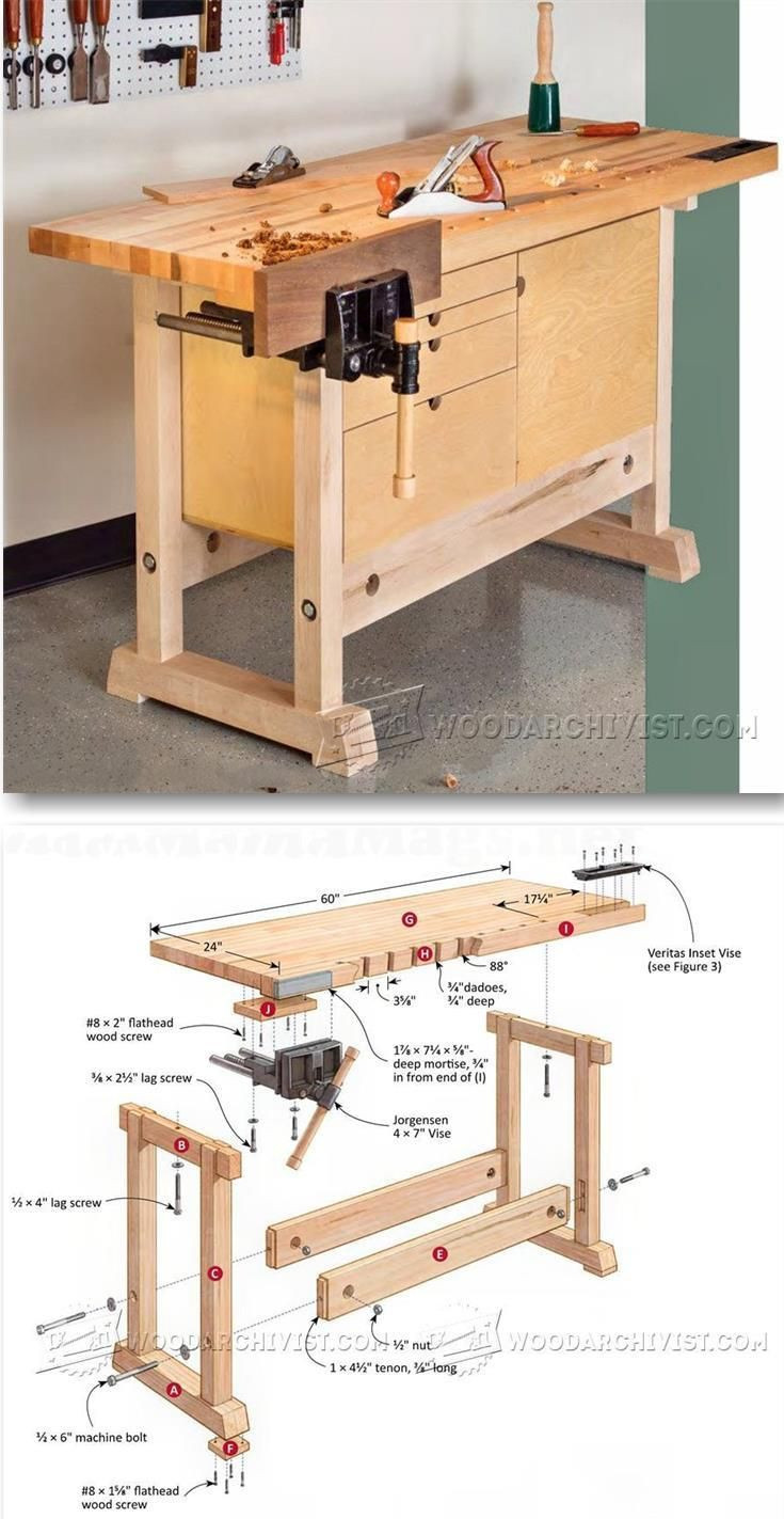 Best ideas about DIY Wood Bench Plans
. Save or Pin Best 25 Workbench plans ideas on Pinterest Now.